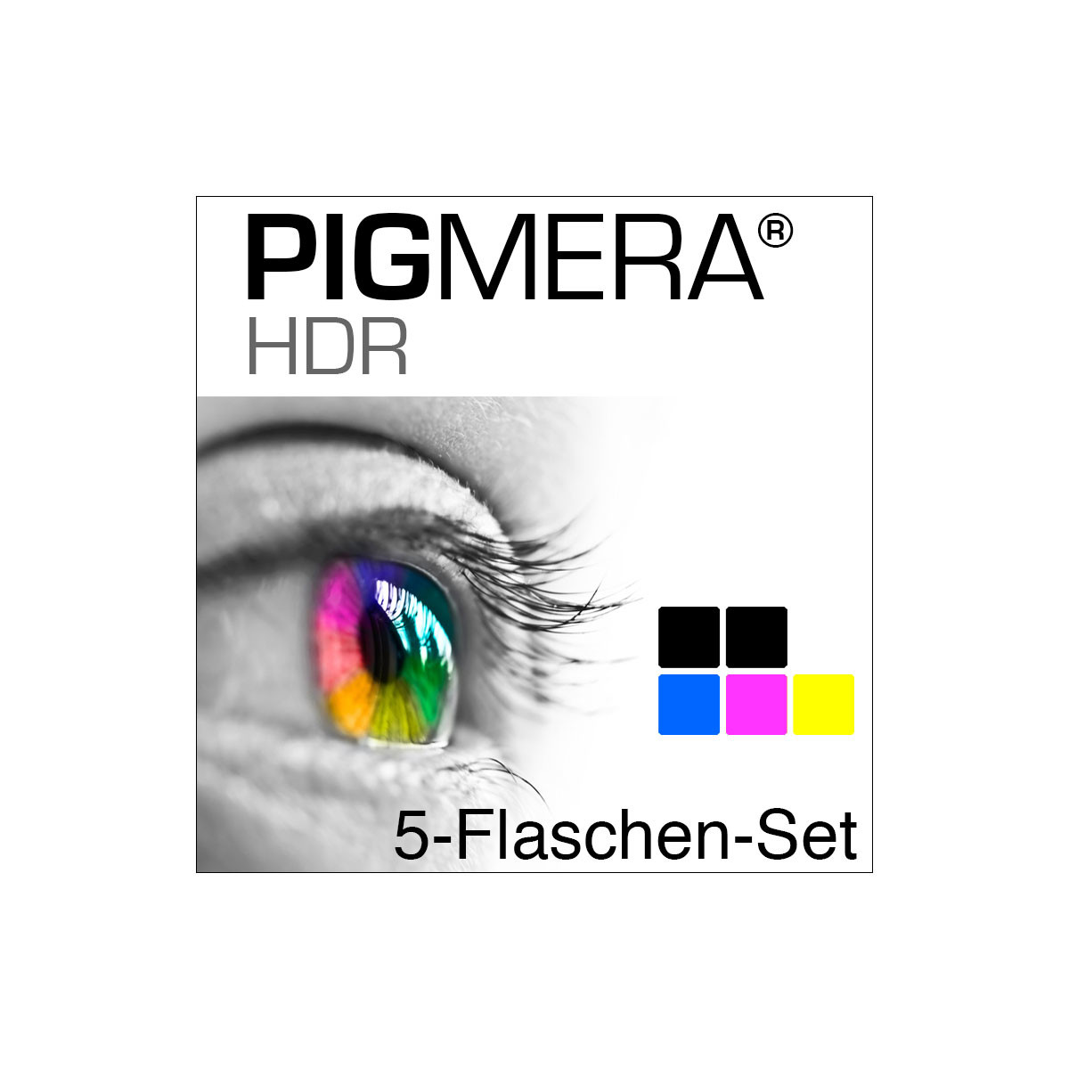farbenwerk Pigmera HDR 5-Bottle-Set