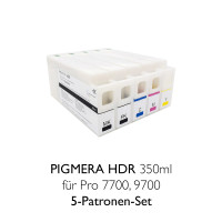 Compatible ink cartridge set for Pro 7700, 9700 Pigmera HDR 350ml
