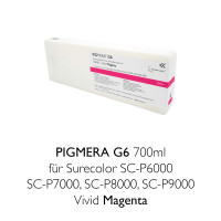 Kompatible Tintenpatrone Pigmera G6 700ml T8043 Vivid Magenta