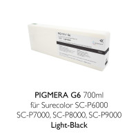 Kompatible Tintenpatrone Pigmera G6 700ml T8047 Light-Black