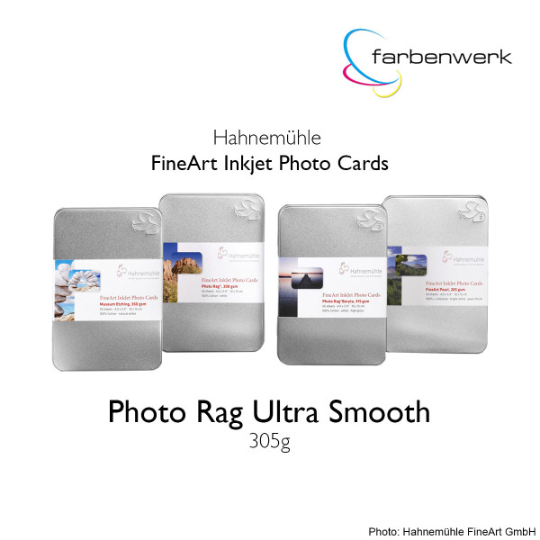 Hahnemühle Photo Cards Photo Rag Ultra Smooth 30 Blatt 10x15cm