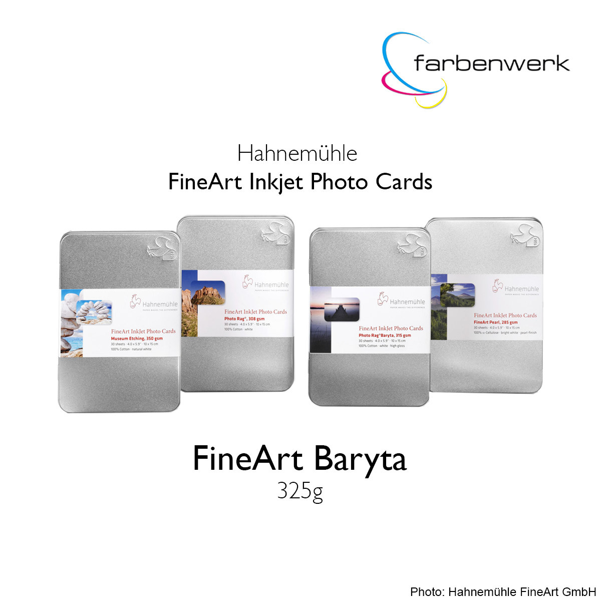 Hahnemühle Photo Cards FineArt Baryta 30 sheets 10x15cm