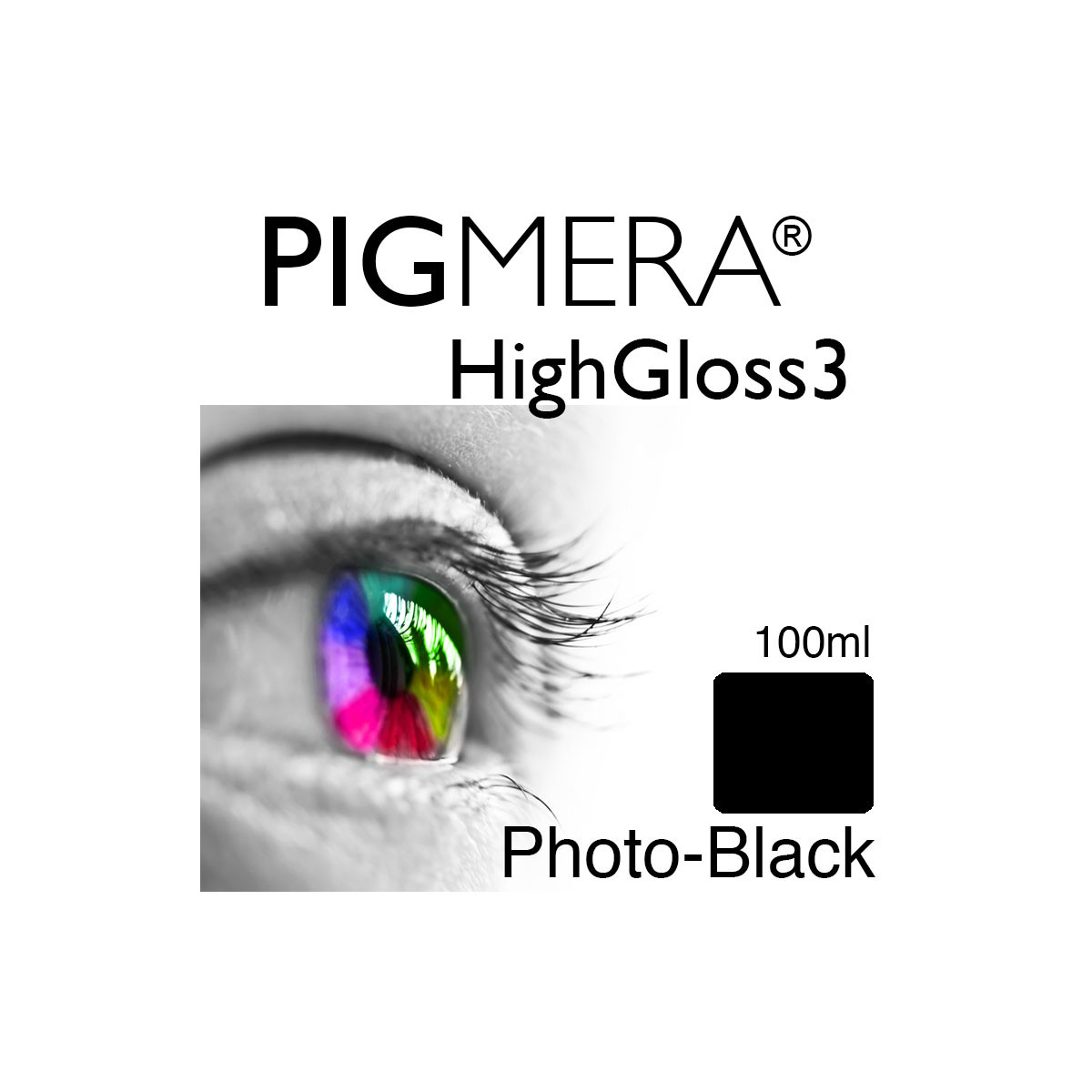 farbenwerk Pigmera HG3 Bottle 100ml Photo-Black