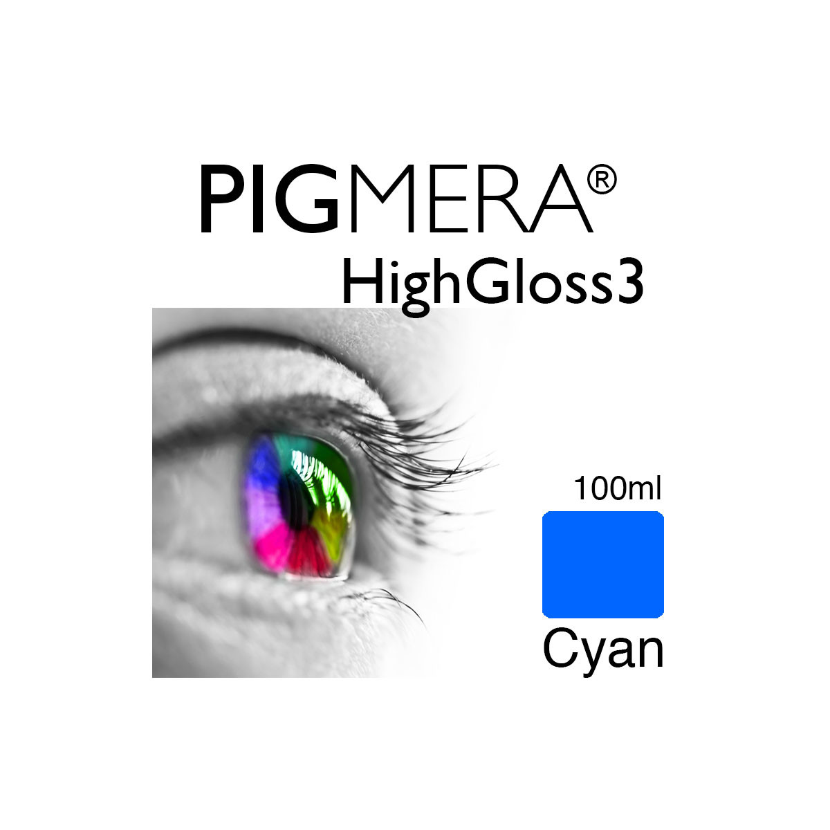 farbenwerk Pigmera HG3 Flasche 100ml Cyan