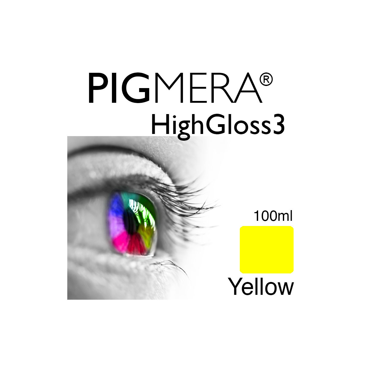 farbenwerk Pigmera HG3 Bottle 100ml Yellow