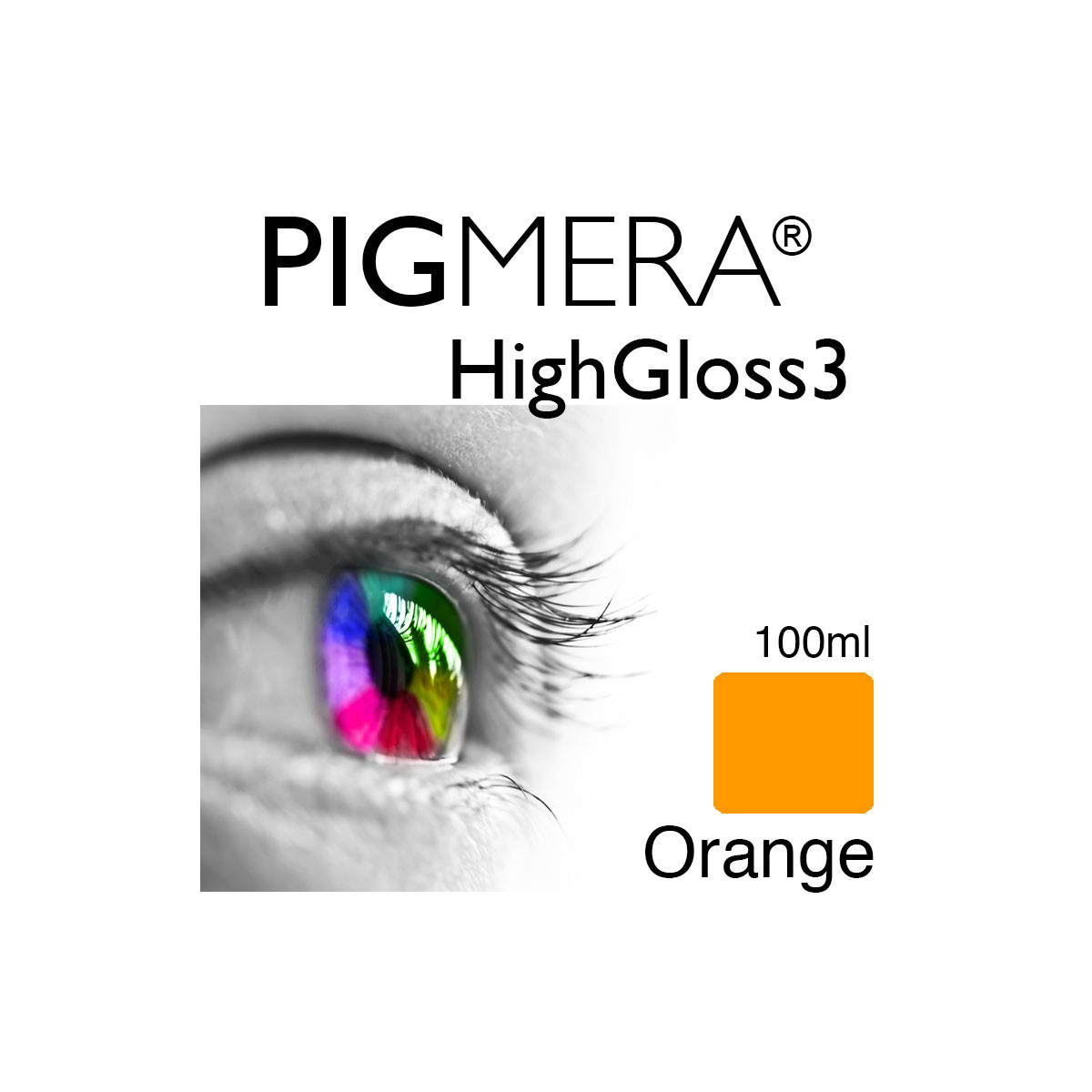 farbenwerk Pigmera HG3 Flasche 100ml Orange
