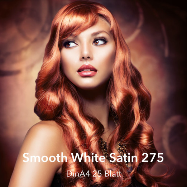 farbenwerk Fineart Smooth White Satin 275 DinA4 25 Blatt